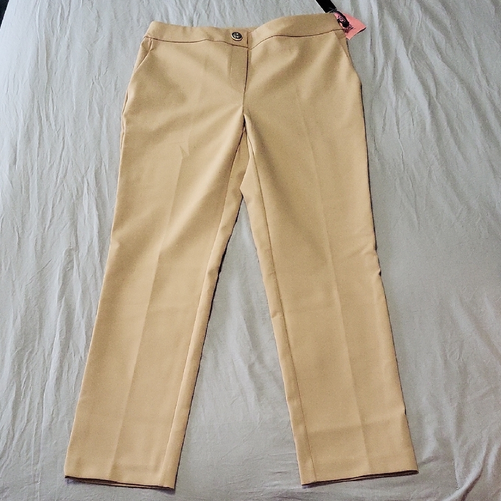 Nicole Miller Tan Trousers